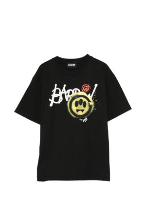 t-shirt in cotone nero BARROW KIDS | S6BKJUTH055110